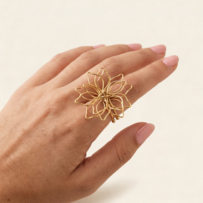 Bague Flower of Life