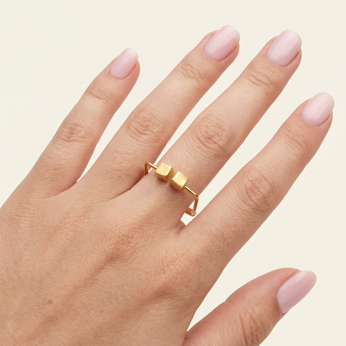 Bague Cube